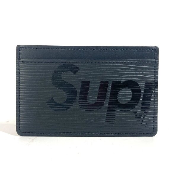LOUIS VUITTON M67753 Epi Supreme collab Porte-Cult-Simple Card Holder Card Case - Picture 1 of 10